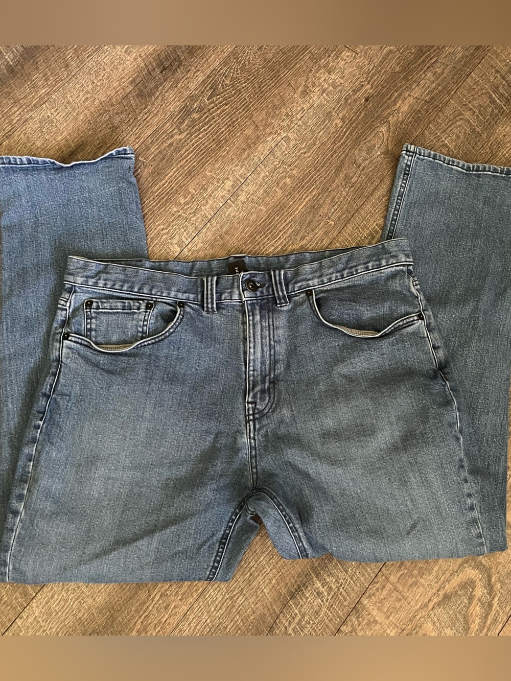 Prana Light Blue Straight Jeans